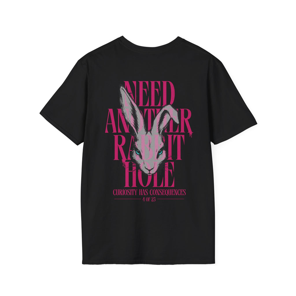 Follow the White Rabbit — Black Tee | Limited Run — Only 25 Made